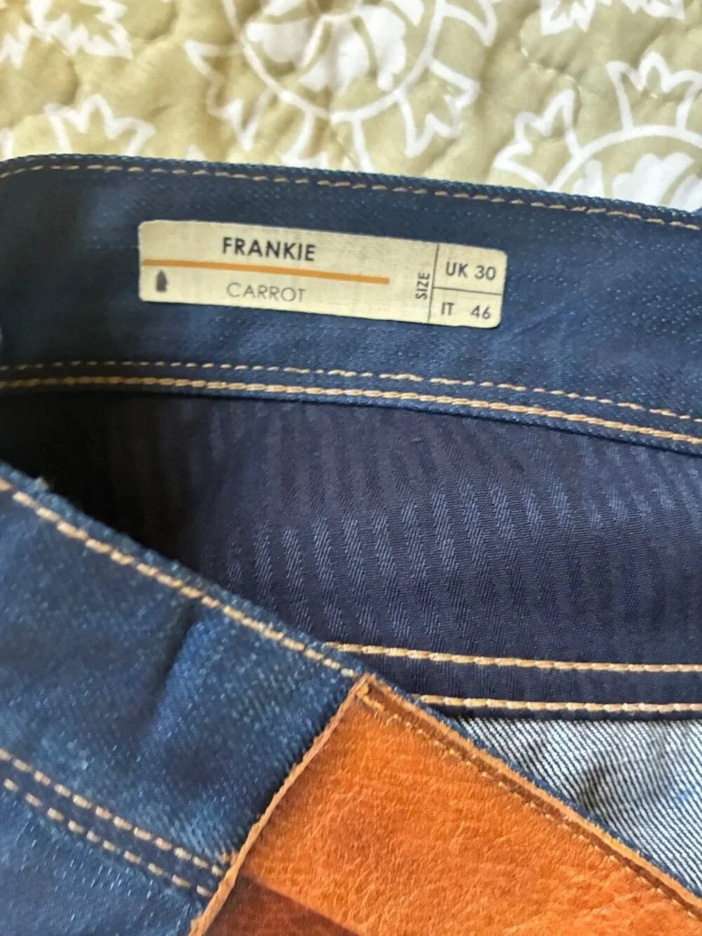Antony Morato Frankie Carrot Jeans Mens 30 Dark Blue Good Vintage Effect Tapered